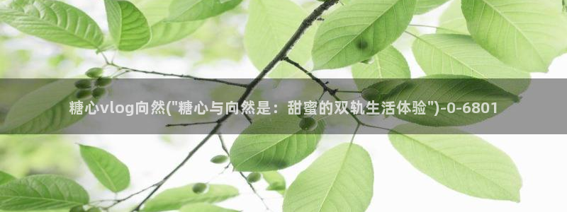 糖心vlog破解版免费：糖心vlog向然(\